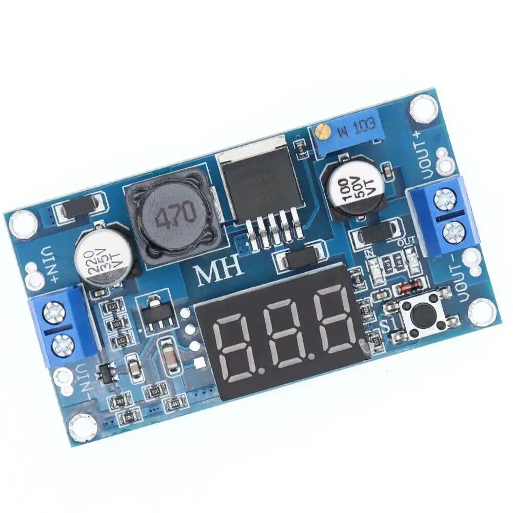 DC-DC Step-up Power Converter Module XL6009 4A with Display - Image 4