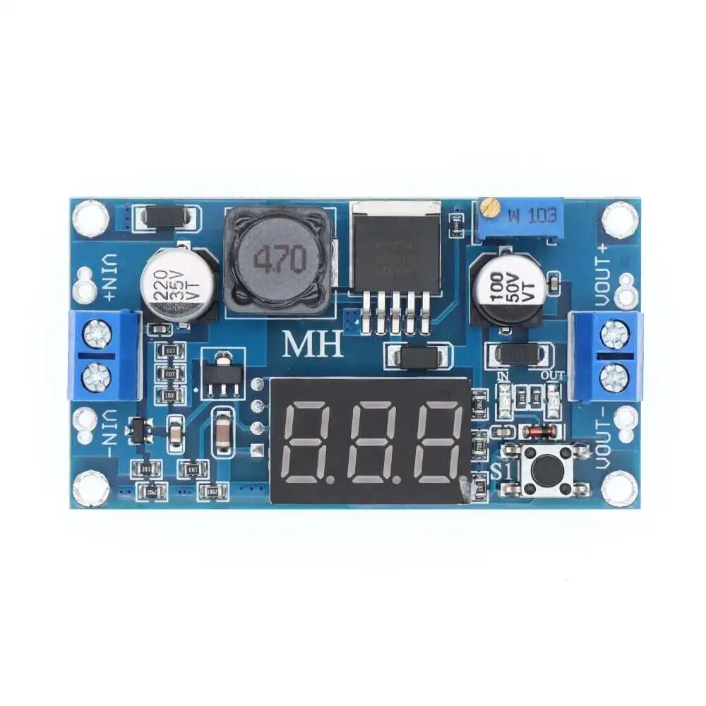 DC-DC Step-up Power Converter Module XL6009 4A with Display